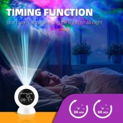 4-in-1 Star Projector Alarm Clock: Sleep Sound, Galaxy Light & Bluetooth Speaker For Kids And Adults -Electronics Store 4 in 1 star projector alarm clock sleep sound galaxy light bluetooth speaker for kids and adults 4