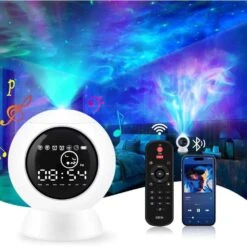 4-in-1 Star Projector Alarm Clock: Sleep Sound, Galaxy Light & Bluetooth Speaker For Kids And Adults -Electronics Store 4 in 1 star projector alarm clock sleep sound galaxy light bluetooth speaker for kids and adults 6
