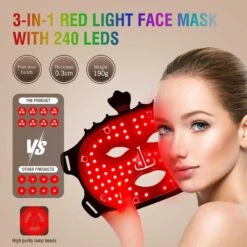 7 Color LED Face Mask Red Light Therapy Anti-Aging Wrinkle Care- Comfortable & Portable -Electronics Store 7 color led face mask red light therapy anti aging wrinkle care comfortable portable 2