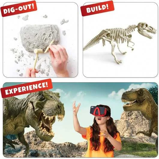 Abacus Brands Dino Dig VR - Virtual Reality Kids Science Kit, Book And Interactive STEM Learning 3 Abacus Brands Dino Dig VR - Virtual Reality Kids Science Kit, Book And Interactive STEM Learning - Image 3