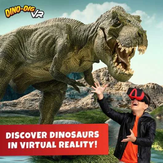 Abacus Brands Dino Dig VR - Virtual Reality Kids Science Kit, Book And Interactive STEM Learning 4 Abacus Brands Dino Dig VR - Virtual Reality Kids Science Kit, Book And Interactive STEM Learning - Image 4