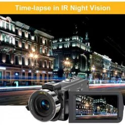 Vlogging Camcorder With Microphone & Stabilizer: Perfect For Creators -Electronics Store actitop the complete camcorder 1 6