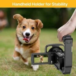Vlogging Camcorder With Microphone & Stabilizer: Perfect For Creators -Electronics Store actitop the complete camcorder 1 7