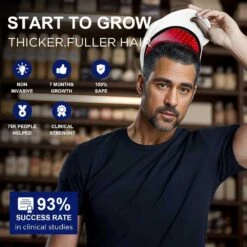 Advanced Laser Hair Growth Cap With Red Light Therapy For Men & Women Safe, Easy, Effective Hair Regrowth Treatment -Electronics Store advanced laser hair growth cap with red light therapy for men women 6