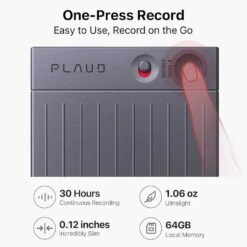 AI Voice Recorder With Case 64GB Memory, Transcribe, Summarize, App Control, High Precision Recording -Electronics Store ai voice recorder with case 64gb memory 112 languages transcribe summarize app control high precision recording 4