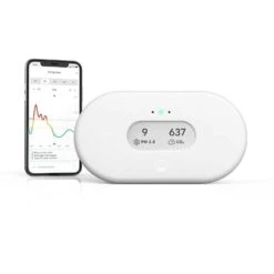 Airthings 2960 View Plus - Comprehensive Indoor Air Quality Monitor With Radon Detection, Battery-Powered And WiFi Connected -Electronics Store airthings 2960 view plus comprehensive indoor air quality monitor with radon detection battery powered and wifi connected 12