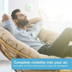 Airthings Wave Plus: Smart Indoor Air Quality Monitor With Radon Detection -Electronics Store airthings wave plus the air purifier 5