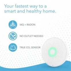 Airthings Wave Plus: Smart Indoor Air Quality Monitor With Radon Detection -Electronics Store airthings wave plus the air purifier 6