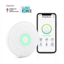 Airthings Wave Plus: Smart Indoor Air Quality Monitor With Radon Detection -Electronics Store airthings wave plus the air purifier 9