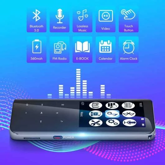 32GB MP3 Player With Bluetooth 5.0: High-Quality Sound In Your Pocket 5 32GB MP3 Player With Bluetooth 5.0: High-Quality Sound In Your Pocket - Image 5