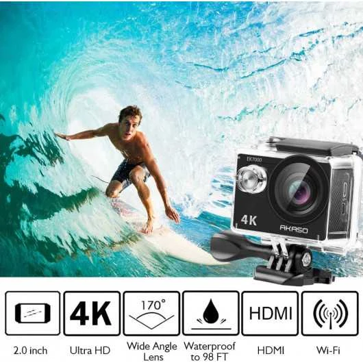 AKASO EK7000 4K Action Camera: Waterproof, 170° Wide Angle, With WiFi And Remote Control 13 AKASO EK7000 4K Action Camera: Waterproof, 170° Wide Angle, With WiFi And Remote Control - Image 13