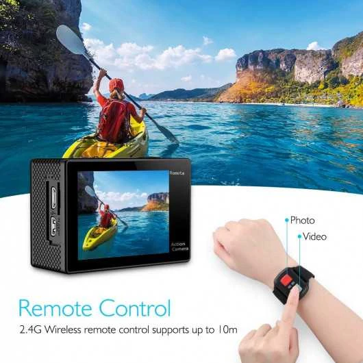 AKASO EK7000 4K Action Camera: Waterproof, 170° Wide Angle, With WiFi And Remote Control 14 AKASO EK7000 4K Action Camera: Waterproof, 170° Wide Angle, With WiFi And Remote Control - Image 14