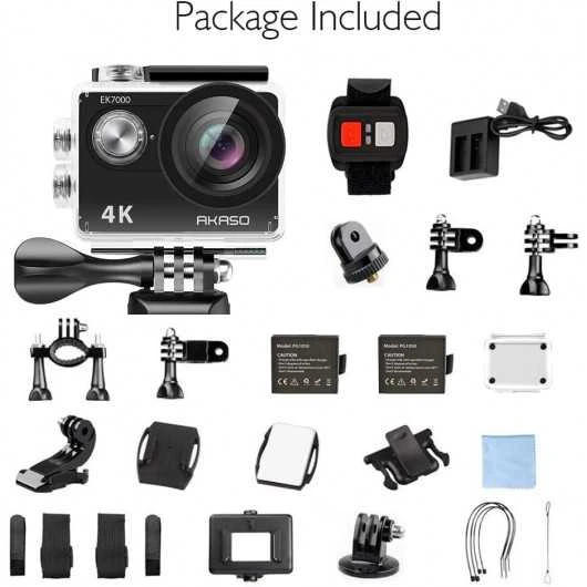 AKASO EK7000 4K Action Camera: Waterproof, 170° Wide Angle, With WiFi And Remote Control 17 AKASO EK7000 4K Action Camera: Waterproof, 170° Wide Angle, With WiFi And Remote Control - Image 17