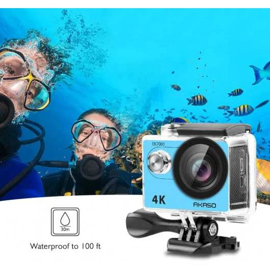 AKASO EK7000 4K Action Camera: Waterproof, 170° Wide Angle, With WiFi And Remote Control 3 AKASO EK7000 4K Action Camera: Waterproof, 170° Wide Angle, With WiFi And Remote Control - Image 3