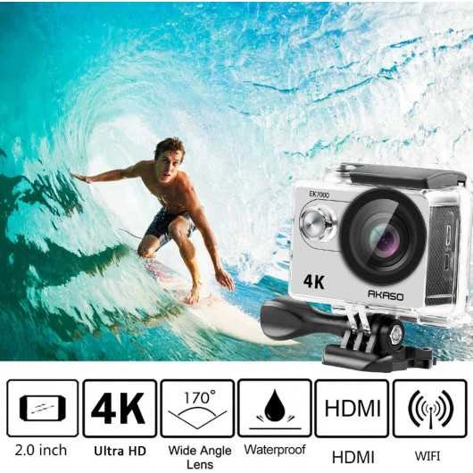 AKASO EK7000 4K Action Camera: Waterproof, 170° Wide Angle, With WiFi And Remote Control 8 AKASO EK7000 4K Action Camera: Waterproof, 170° Wide Angle, With WiFi And Remote Control - Image 8