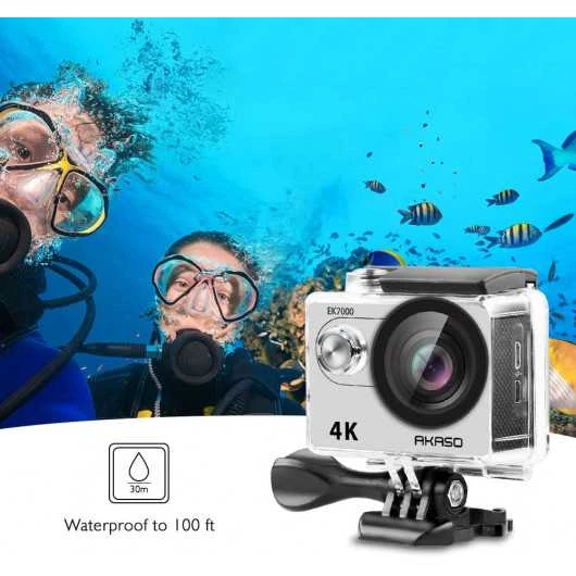 AKASO EK7000 4K Action Camera: Waterproof, 170° Wide Angle, With WiFi And Remote Control 9 AKASO EK7000 4K Action Camera: Waterproof, 170° Wide Angle, With WiFi And Remote Control - Image 9