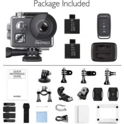 AKASO V50 Elite 4K60fps Action Camera: Waterproof, WiFi, Voice Control & More -Electronics Store akaso v50 elite 4k60fps action camera voice control 131ft waterproof 8x zoom helmet kit 7