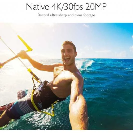 Capture Every Moment: 4K Waterproof Action Camera With External Mic 2 Capture Every Moment: 4K Waterproof Action Camera With External Mic - Image 2