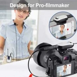 Alvoxcon TG220S Dual Wireless Lapel Mic: Crystal-Clear Audio For All Your Needs -Electronics Store alvoxcon tg 2s the wireless microphone system 4