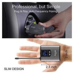 Alvoxcon TG220S Dual Wireless Lapel Mic: Crystal-Clear Audio For All Your Needs -Electronics Store alvoxcon tg 2s the wireless microphone system 6