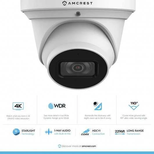 Amcrest 4K UltraHD Outdoor Security Camera: Crystal-Clear Surveillance 2 Amcrest 4K UltraHD Outdoor Security Camera: Crystal-Clear Surveillance - Image 2