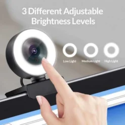 Angetube Streaming Webcam With Ring Light - HD 1080p And Autofocus 9 Angetube Streaming Webcam With Ring Light - HD 1080p And Autofocus -Electronics Store angetube 967 the webcam for streamer 1 2