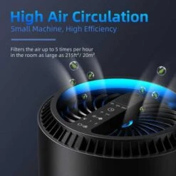 AROEVE Portable Air Purifier - Efficient HEPA Filter, Quiet Operation, Aroma Diffuser 11 AROEVE Portable Air Purifier - Efficient HEPA Filter, Quiet Operation, Aroma Diffuser -Electronics Store aroeve air purifiers h13 hepa 1 4