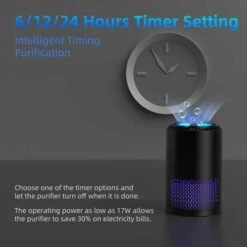 AROEVE Portable Air Purifier - Efficient HEPA Filter, Quiet Operation, Aroma Diffuser 12 AROEVE Portable Air Purifier - Efficient HEPA Filter, Quiet Operation, Aroma Diffuser -Electronics Store aroeve air purifiers h13 hepa 1 5