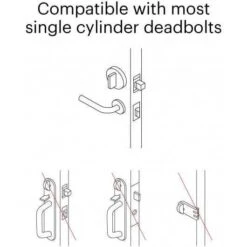 August Wi-Fi Smart Lock (4th Gen): Keyless Entry Made Easy & Secure -Electronics Store august wi fi smart lock the smart way to secure your home 1