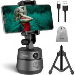 Auto-Face Tracking Webcam With Built-in Microphone And Tripod -Electronics Store auto face tracking webcam with built in microphone and tripod 3