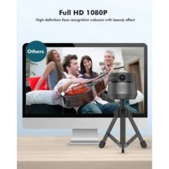 Auto-Face Tracking Webcam With Built-in Microphone And Tripod -Electronics Store auto face tracking webcam with built in microphone and tripod 8