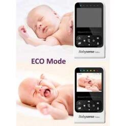 Babysense Video Baby Monitor With Night Vision, Two-Way Talk, And Lullabies -Electronics Store babysense compact video baby monitor v24r 8