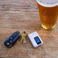 BACtrack Keychain Breathalyzer - Portable Alcohol Tester, Accurate Results, Easy To Use, USB Rechargeable -Electronics Store bactrack go keychain breathalyzer white 1 7