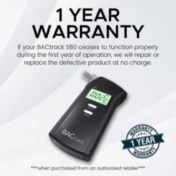 BACtrack S80 Breathalyzer - Professional-Grade Accuracy, DOT Approved, Portable Alcohol Tester -Electronics Store bactrack s80 breathalyzer 1 3