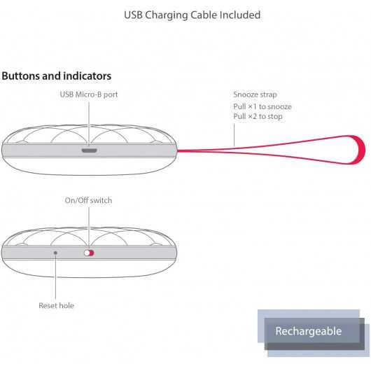 Bellman & Symfon Vibio: Silent Bed Shaker Alarm With Bluetooth 3 Bellman & Symfon Vibio: Silent Bed Shaker Alarm With Bluetooth - Image 3