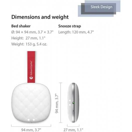 Bellman & Symfon Vibio: Silent Bed Shaker Alarm With Bluetooth 9 Bellman & Symfon Vibio: Silent Bed Shaker Alarm With Bluetooth - Image 9