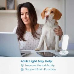 BEACON40 Anti-Aging Light Therapy Lamp - Boosts Focus, Memory, And Sleep -Electronics Store bright beacon40 personal adjustable smart light at home wellness routine for cognitive health sleep and memory 1 lamp 3