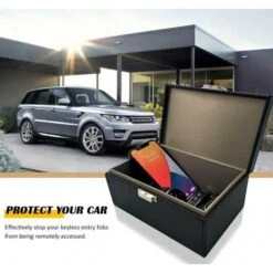 Secure Your Car Keys: Faraday Box For Signal Blocking Protection -Electronics Store briidea faraday box key fob protector rfid signal blocking box faraday box signal blocking shielding box for car key 1