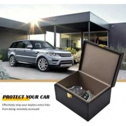 Secure Your Car Keys: Faraday Box For Signal Blocking Protection -Electronics Store briidea faraday box key fob protector rfid signal blocking box faraday box signal blocking shielding box for car key 7
