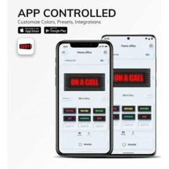 BusyBox Sign: Smart Bluetooth Do Not Disturb & Recording Sign For Studios -Electronics Store busybox smart sign standard the electronic door sign 3