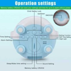 Brighten Your Child's Morning With Cadrim Light Alarm Clock – Fun Colors & Soothing Sounds -Electronics Store cadrim kids alarm clock the digital alarm clock for kids 5