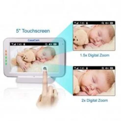 CasaCam BM200: Ultimate Baby Monitor With Touchscreen & HD Came -Electronics Store casacam the baby monitor with a big screen 3