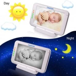 CasaCam BM200: Ultimate Baby Monitor With Touchscreen & HD Came -Electronics Store casacam the baby monitor with a big screen 5