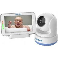 CasaCam BM200: Ultimate Baby Monitor With Touchscreen & HD Came -Electronics Store casacam the baby monitor with a big screen 9
