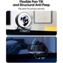 CASECUBE 1080P Webcam With Adjustable Ring Light & Noise-Reduction Mic Perfect For Streaming, Calls, And Conferences -Electronics Store casecube w8 the complete webcam 5