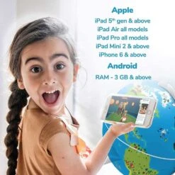 PlayShifu Orboot Earth: Interactive AR Globe For Educational Fun -Electronics Store children 14