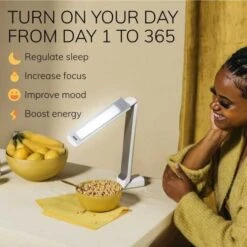 Happy Light Therapy Sun Lamp: Adjustable 10,000 Lux Light To Boost Your Mood -Electronics Store circadian optics light therapy lamp 1 7