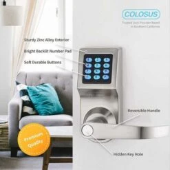 Colosus NDL302 Smart Digital Lock: Keyless Convenience With Enhanced Security -Electronics Store colosus ndl302 total security 1 6