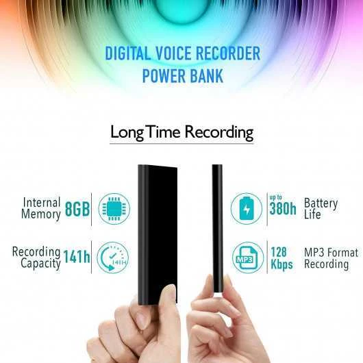 PoweRec Voice Activated Recorder: Ultimate Audio Clarity & Longevity 6 PoweRec Voice Activated Recorder: Ultimate Audio Clarity & Longevity - Image 6