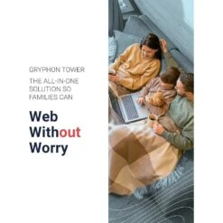 Gryphon Tower Mesh WiFi Router: Superior Connectivity And Security For Your Home -Electronics Store computer gryphon to connect the whole family gryphon combines a high performance wifi router with a simple to use smartphone app 4
